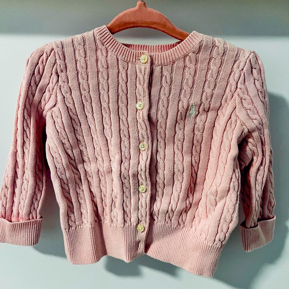 Baby Girl's Cable-Knit Cotton Cardigan 12M